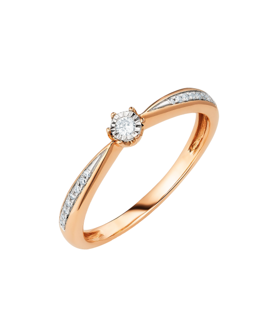 Kuldsõrmus briljantitega