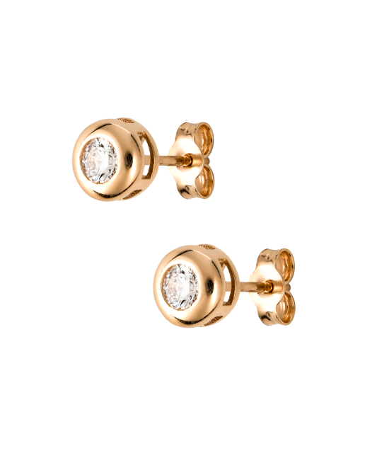 Kuldkõrvarõngad tsirkooniga Goldinga VX3-VX3SZE0022-R-FCZ/LP