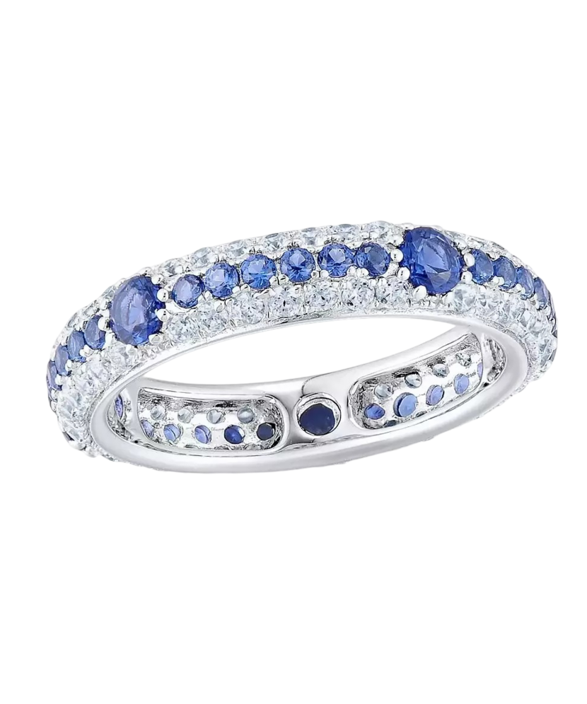 Hõbesõrmus tsirkoonidega