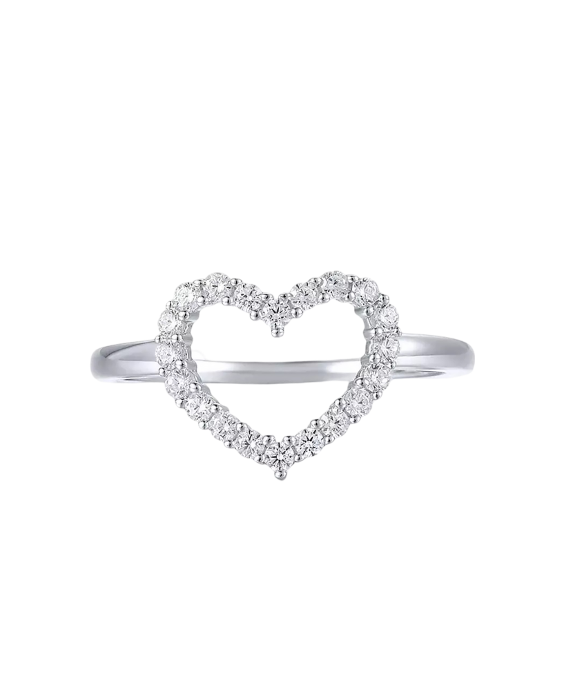 Hõbesõrmus tsirkoonidega