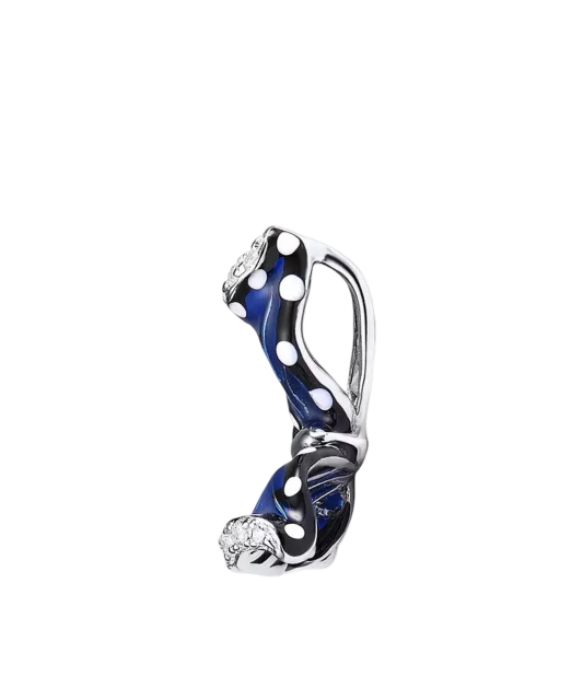 Hõbedast ripats tsirkoonidega ja emailiga "Liblikas"