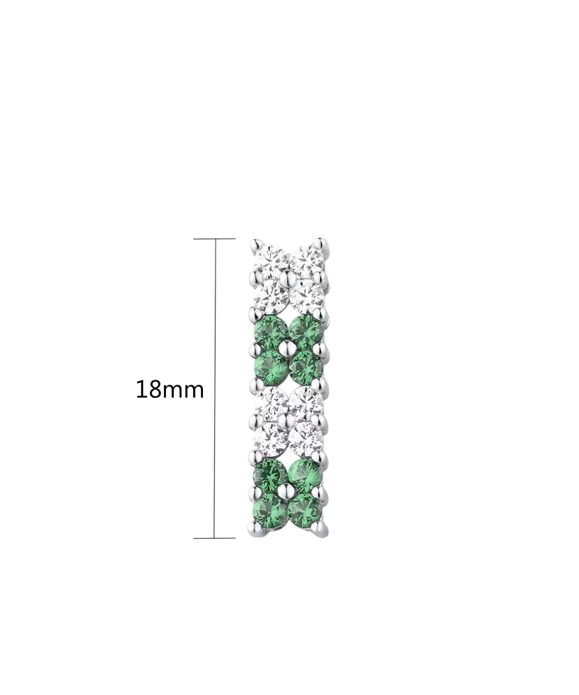 Hõbedast ripats tsirkoonidega ja spinellid