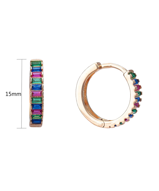 Kuldkõrvarõngad tsirkoonidega