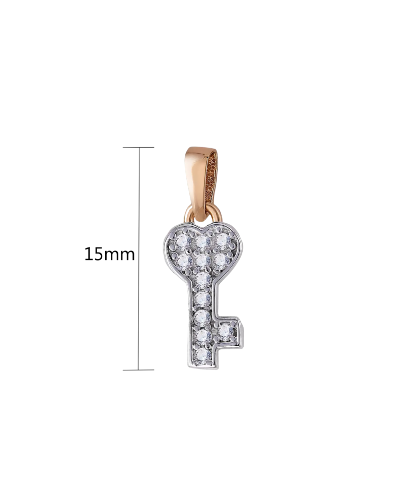 Kuldripats tsirkoonidega "Võti"