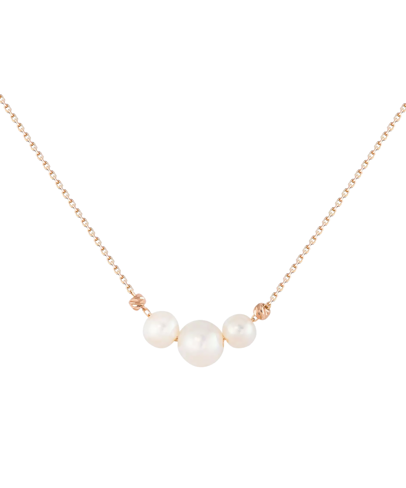 Kuldne pärlitega kett