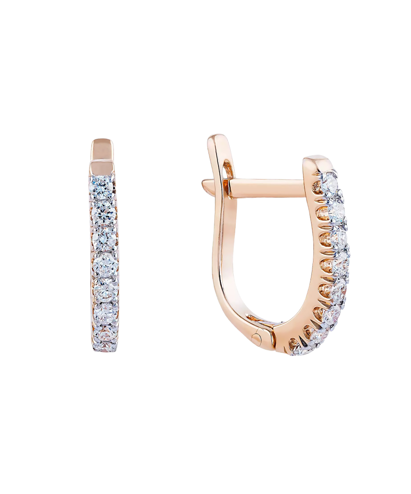 Kuldkõrvarõngad Briljantidega