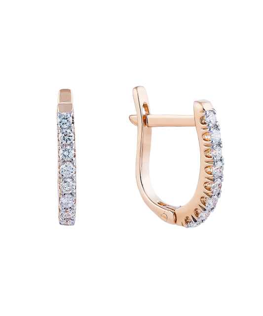 Kuldkõrvarõngad Briljantidega