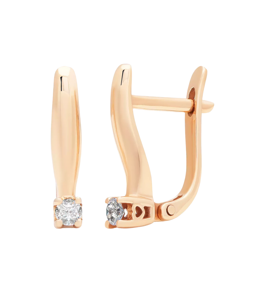 Серьги из золота с бриллиантами