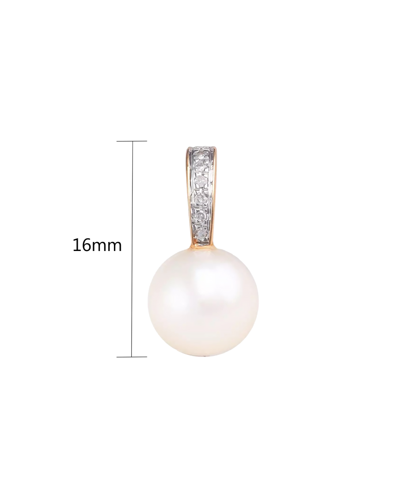 Kuldripats teemantidega ja pärlitega