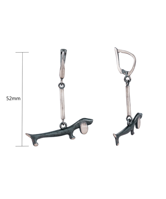 Hõbekõrvarõngad "kutsikas"