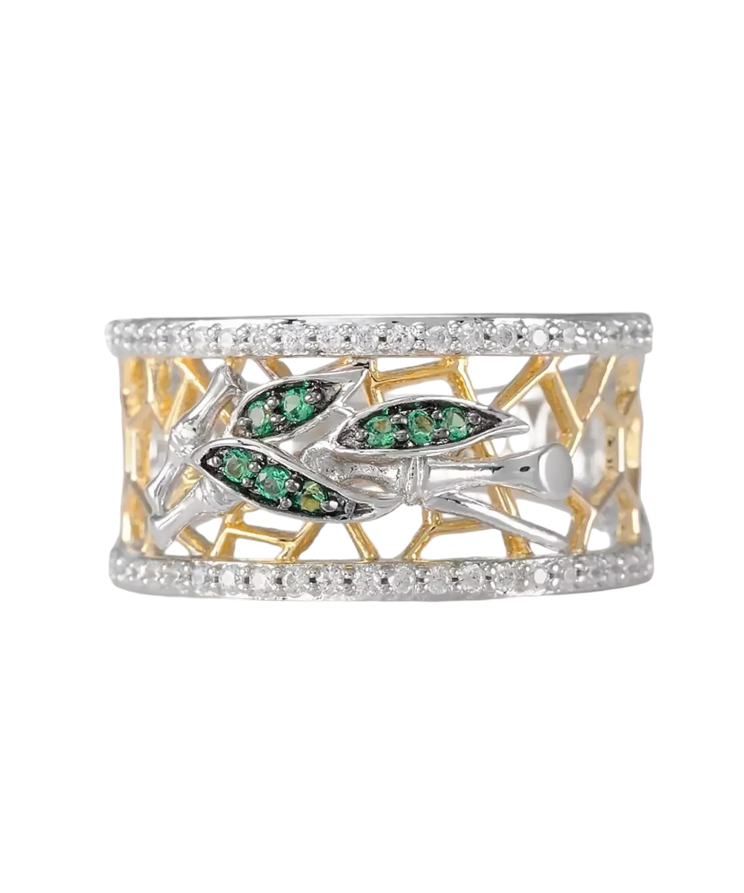 Hõbesõrmus tsirkoonidega