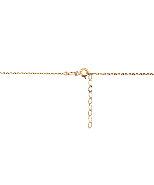 Kuldkett tsirkoonist ripatsiga "Süda"