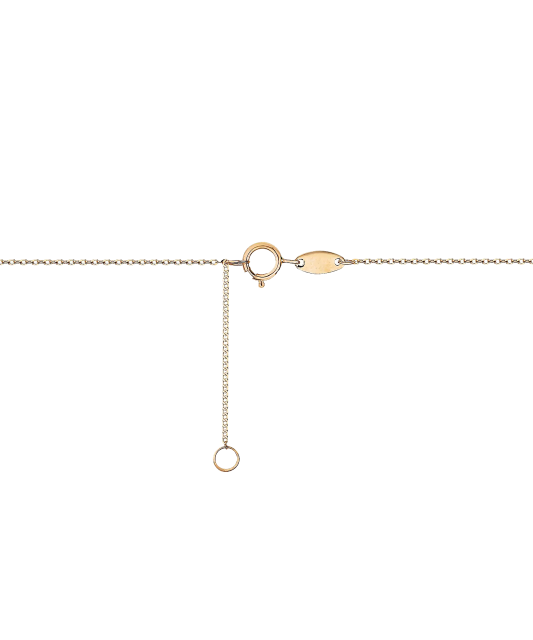 Kuldkett tsirkoonist ripatsiga "Süda"