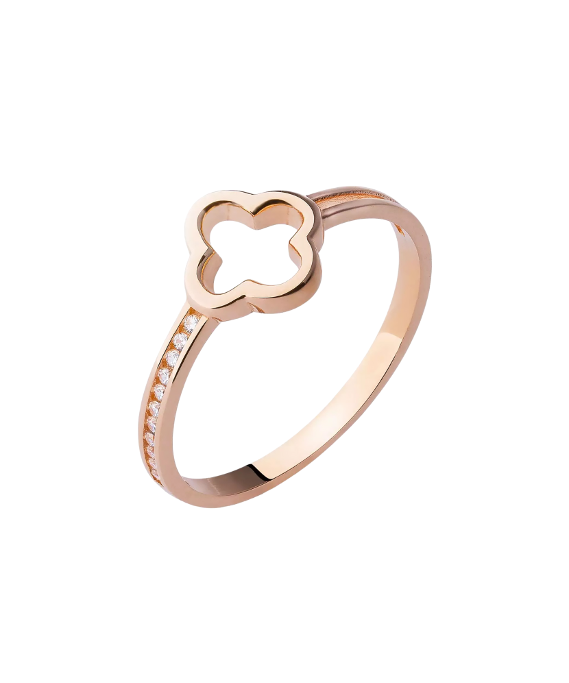 Kuldsõrmus tsirkoonidega