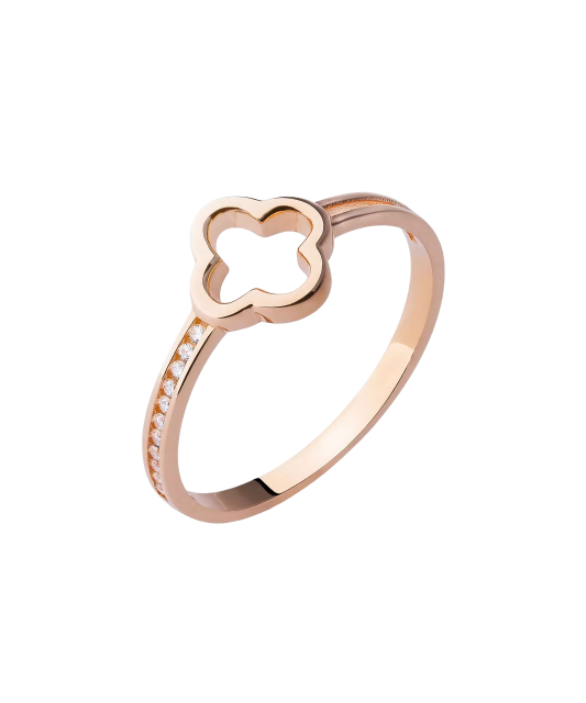 Kuldsõrmus tsirkoonidega