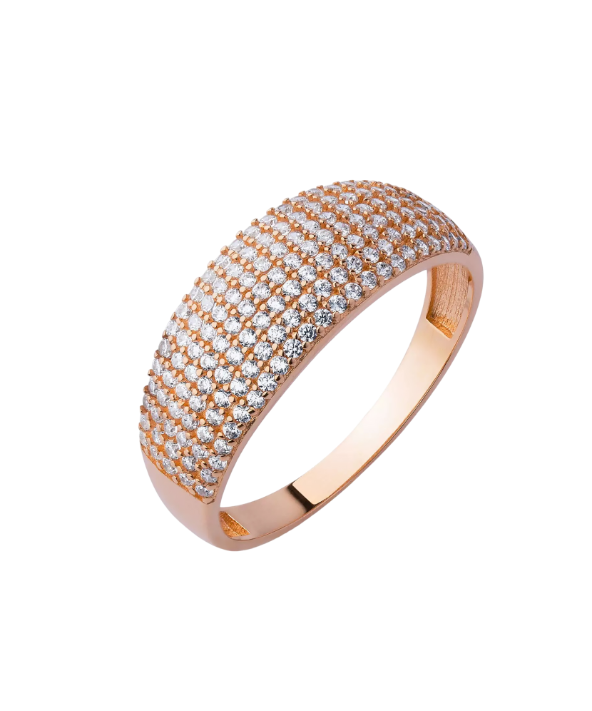 Kuldsõrmus tsirkoonidega