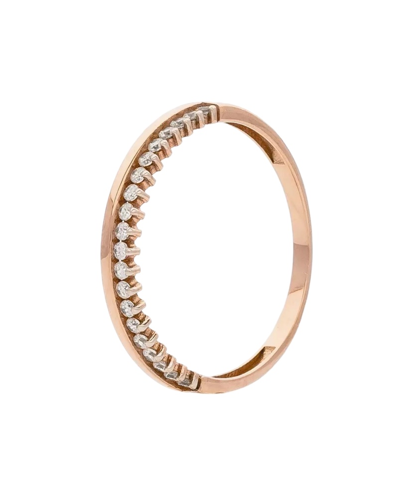 Kuldsõrmus tsirkoonidega Goldinga VX6-VX6ZR200705-WR