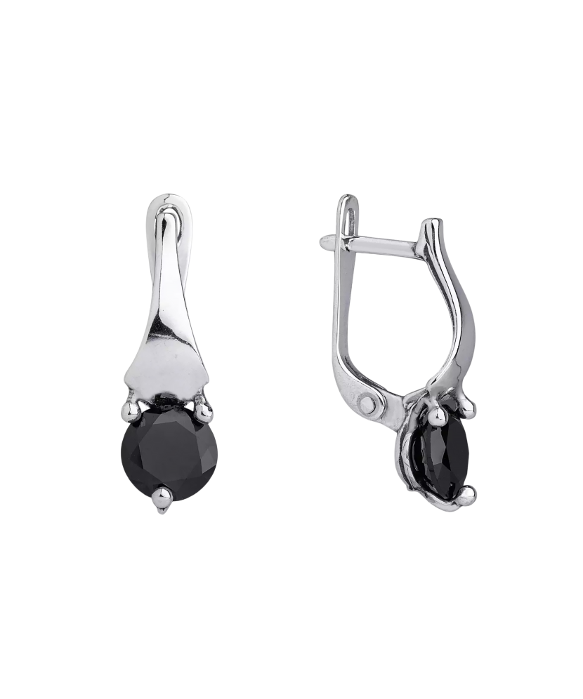 Hõbekõrvarõngad tsirkooniga