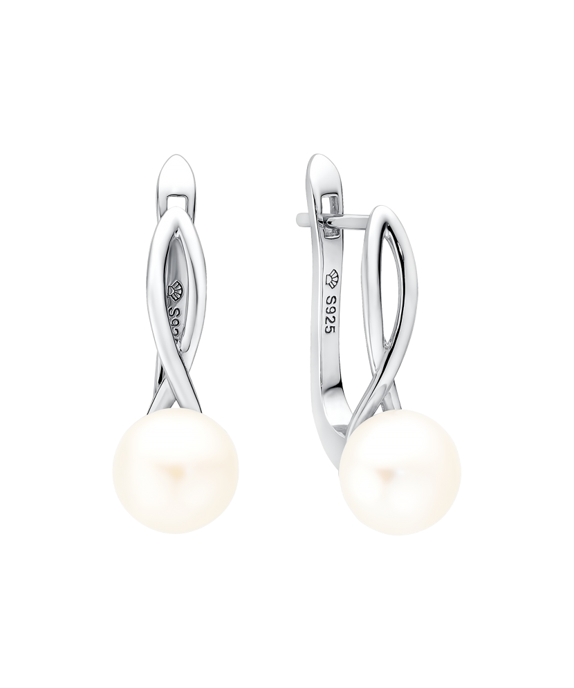 Hõbekõrvarõngad pärliteja