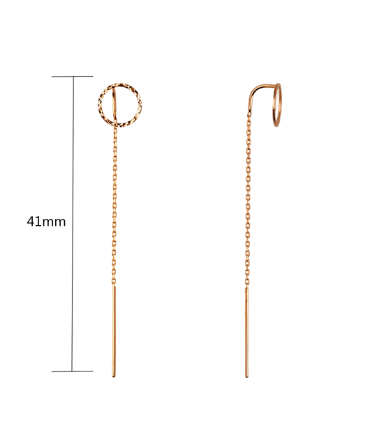 Золотые серьги