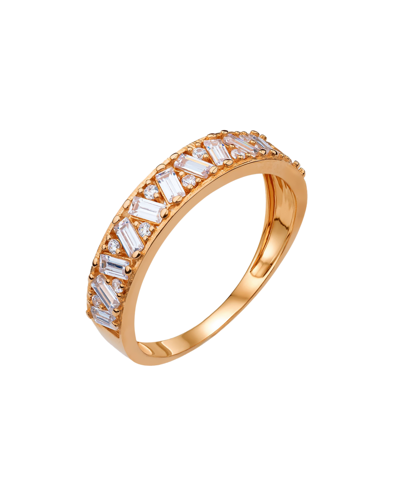 Kuldsõrmus tsirkoonidega - Goldinga