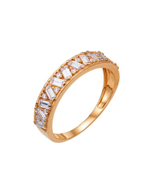 Kuldsõrmus tsirkoonidega - Goldinga