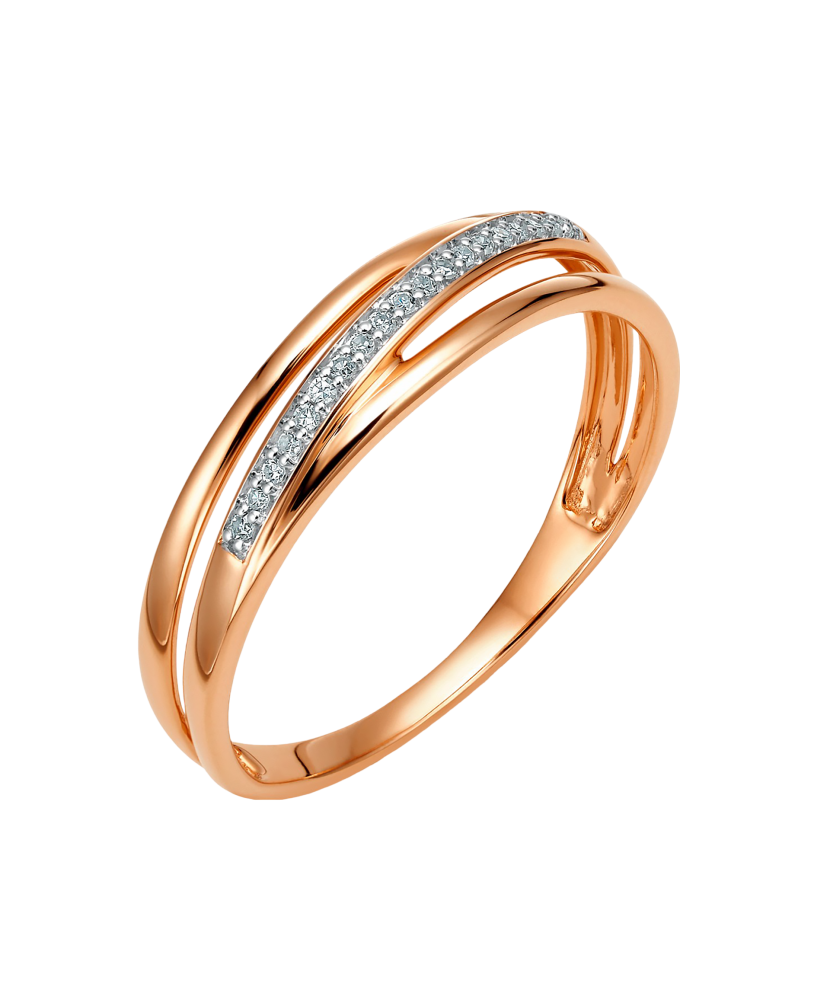 Kuldsõrmus briljantidega - Goldinga