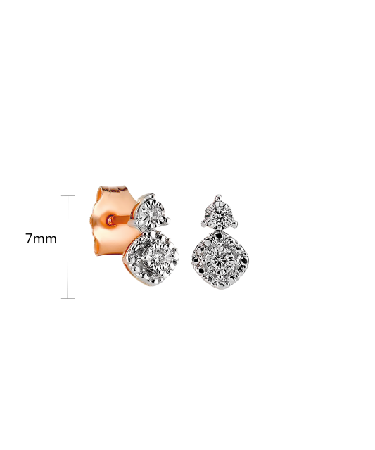 Kuldkõrvarõngad briljantidega - Goldinga