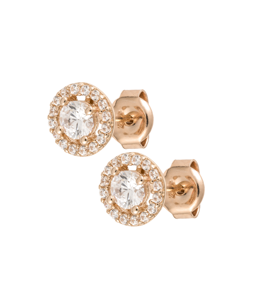 Kuldkõrvarõngad tsirkoonidega