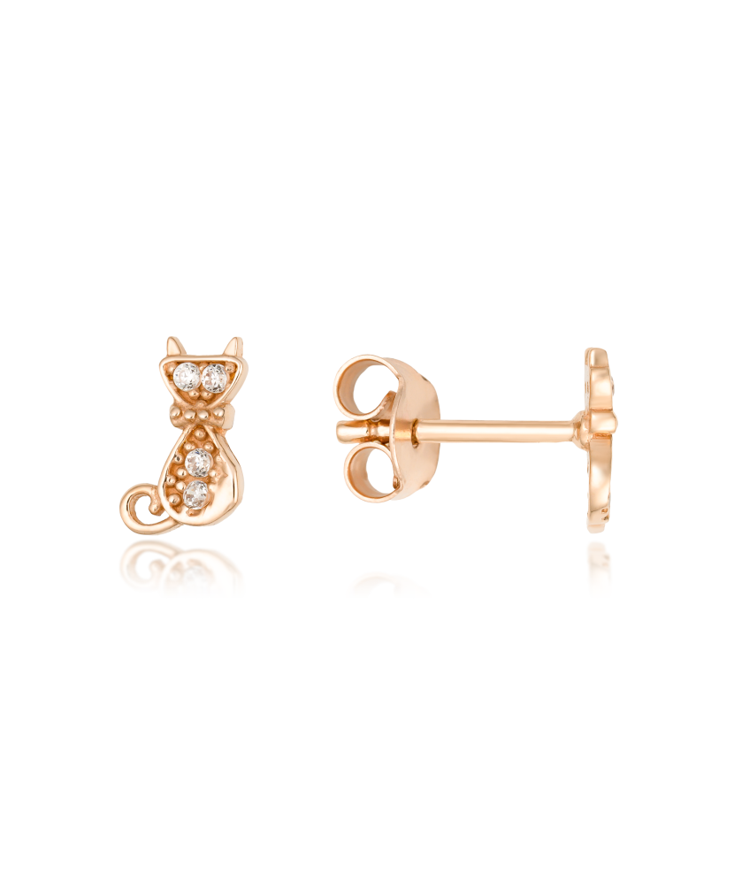 Kuldkõrvarõngad tsirkoonidega