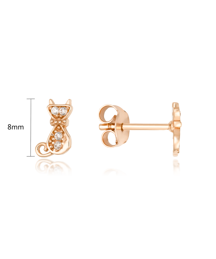 Kuldkõrvarõngad tsirkoonidega