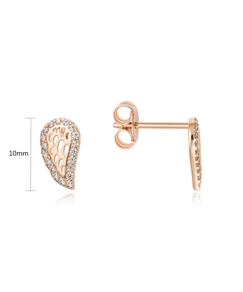 Kuldkõrvarõngad tsirkoonidega