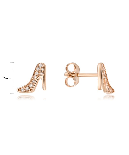 Kuldkõrvarõngad tsirkoonidega