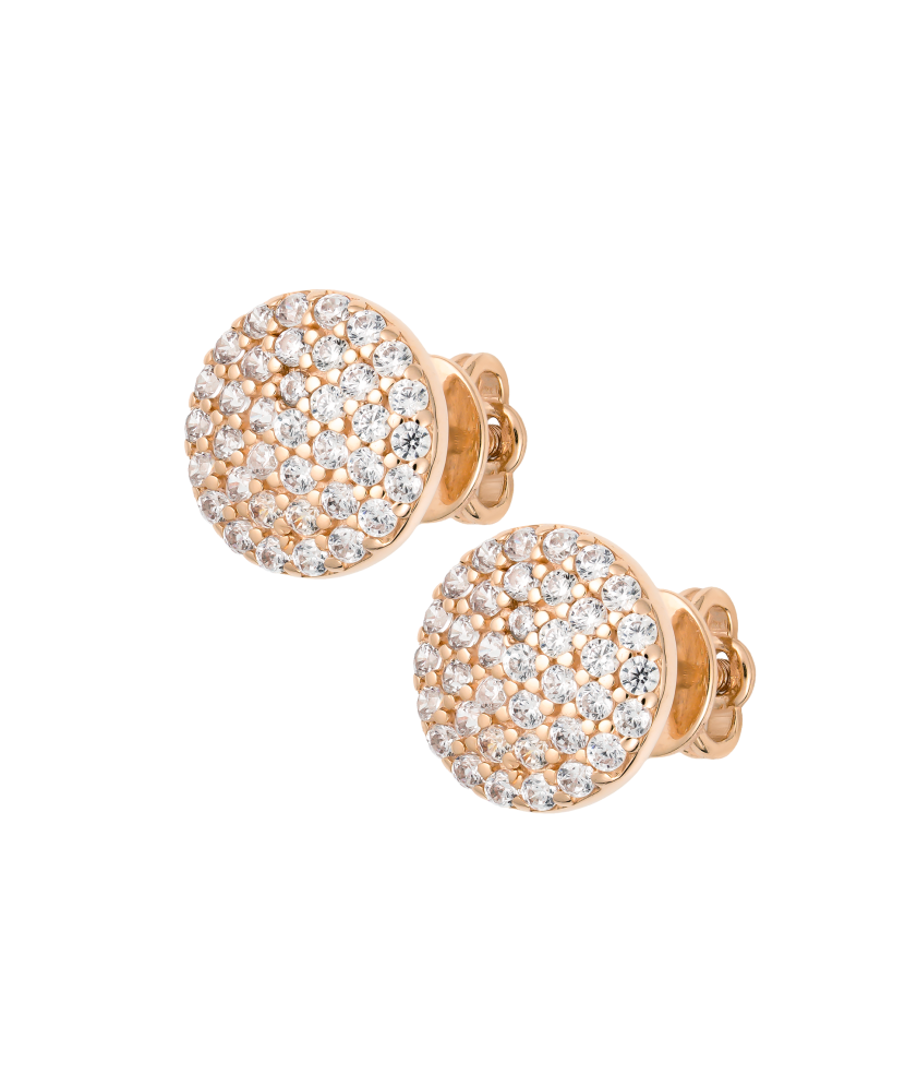 Kuldkõrvarõngad tsirkoonidega