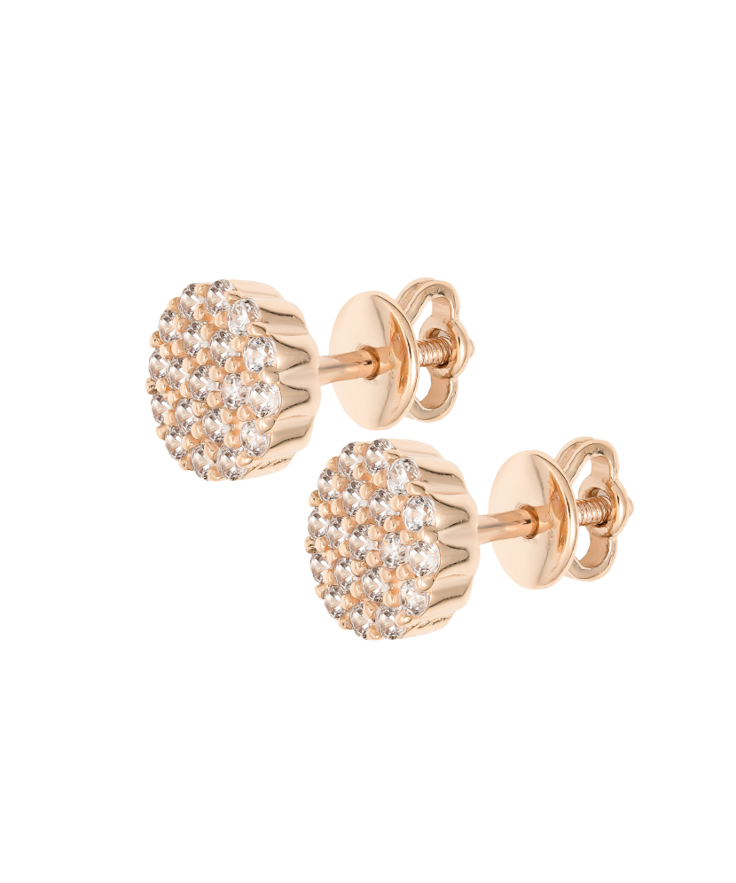 Kuldkõrvarõngad tsirkoonidega