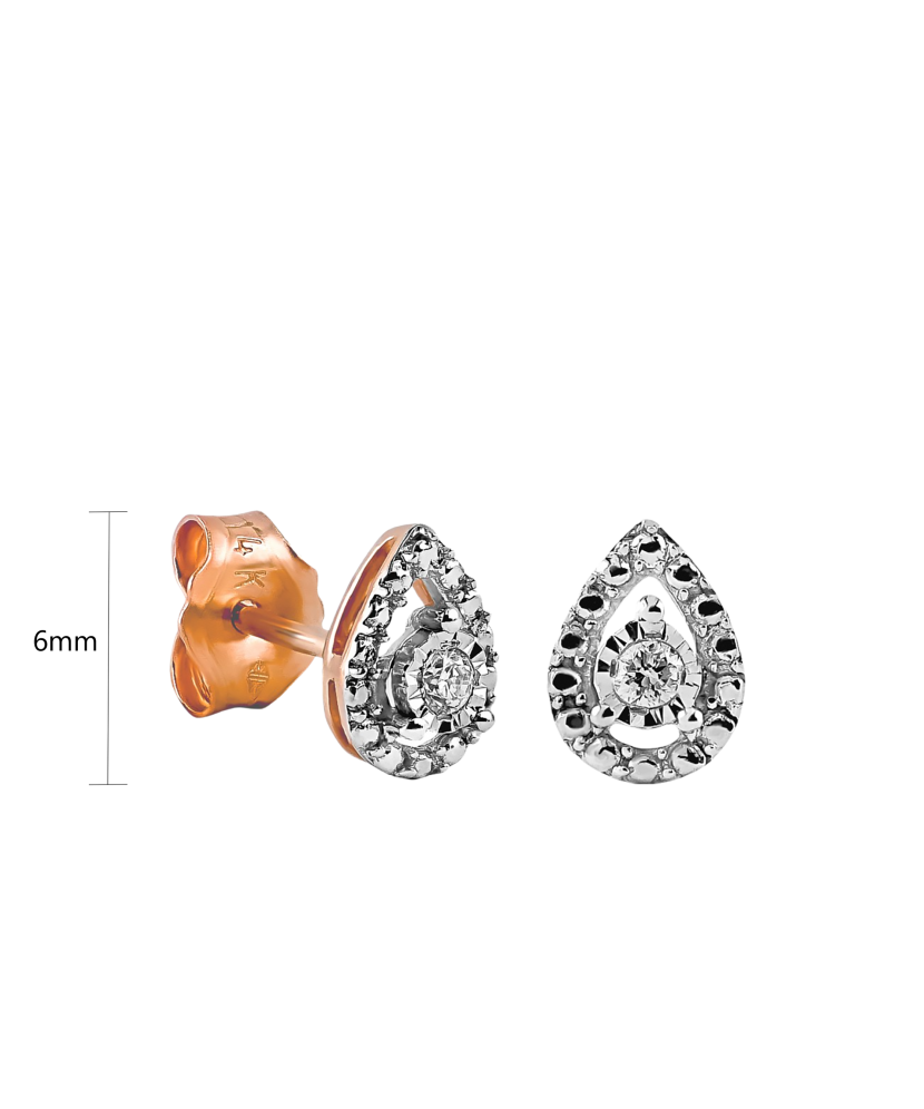 Kuldkõrvarõngad teemantidega