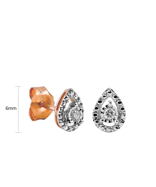 Серьги из золота с бриллиантами