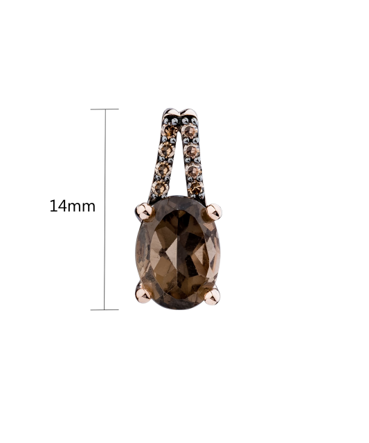 Kuldripats suitsutopaasidega ja briljantidega