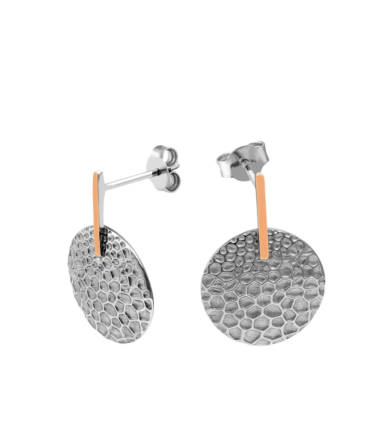 Hõbekõrvarõngad kullatud