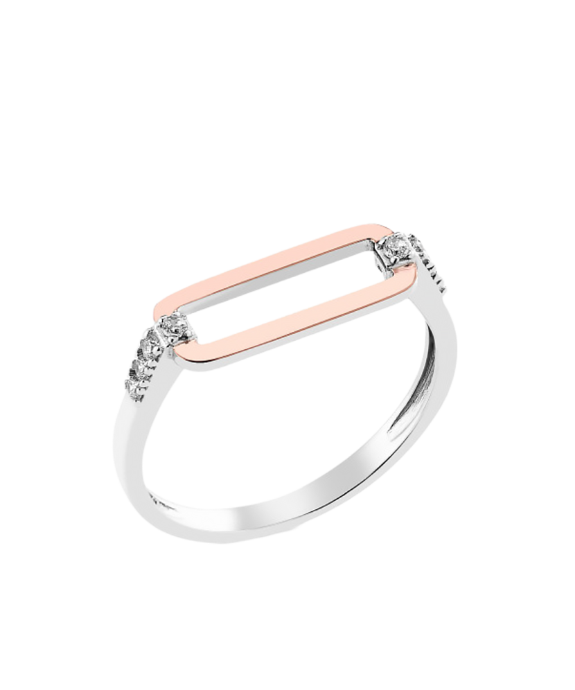 Hõbesõrmus kullatud tsirkoonidega