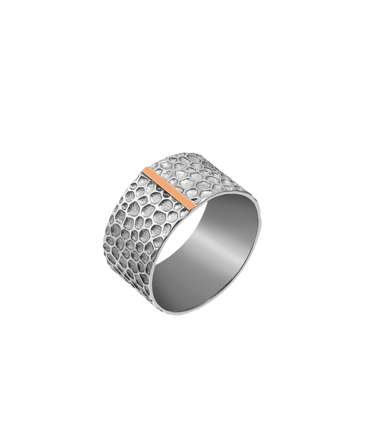 Кольцо из позолоченного серебра