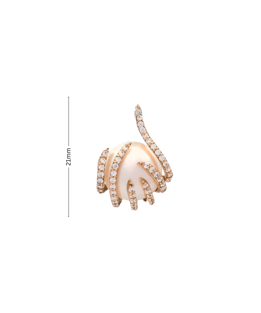 Kuldripats pärli ja tsirkoonidega - Goldinga