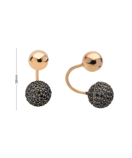 Kuldkõrvarõngad tsirkoonidega Goldinga 03242