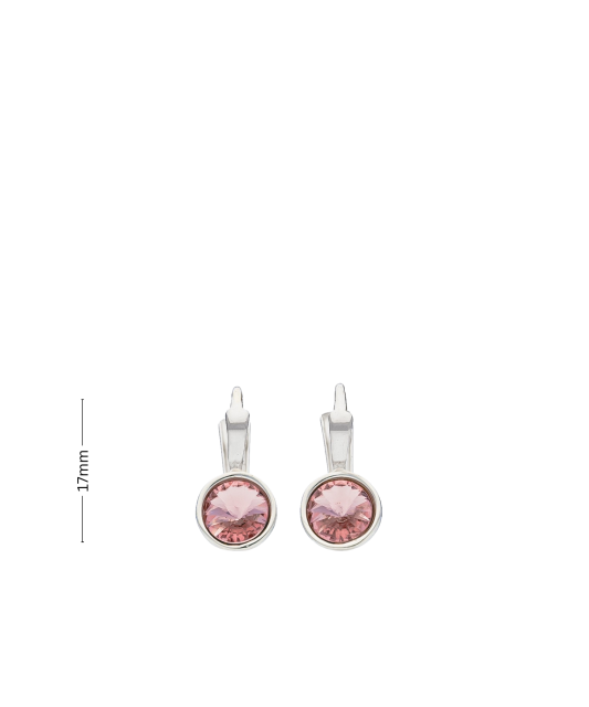 Hõbekõrvarõngad kristallidega - Goldinga