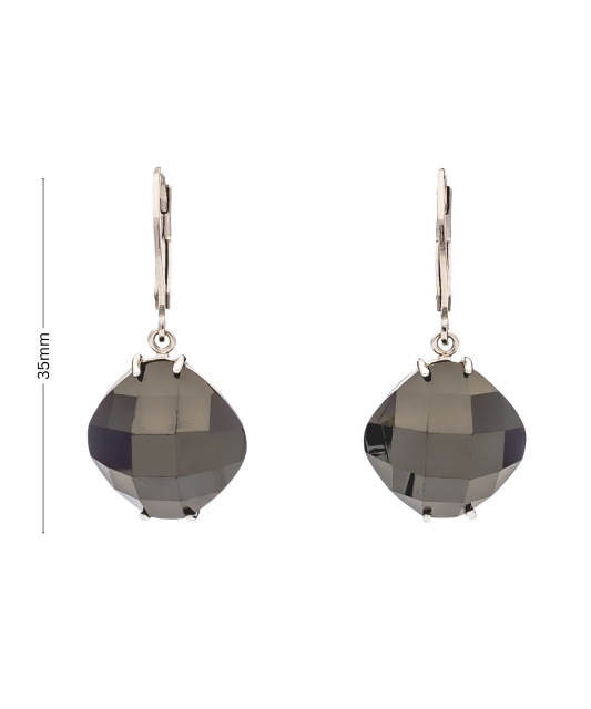 Hõbekõrvarõngad tsirkoonidega - Goldinga