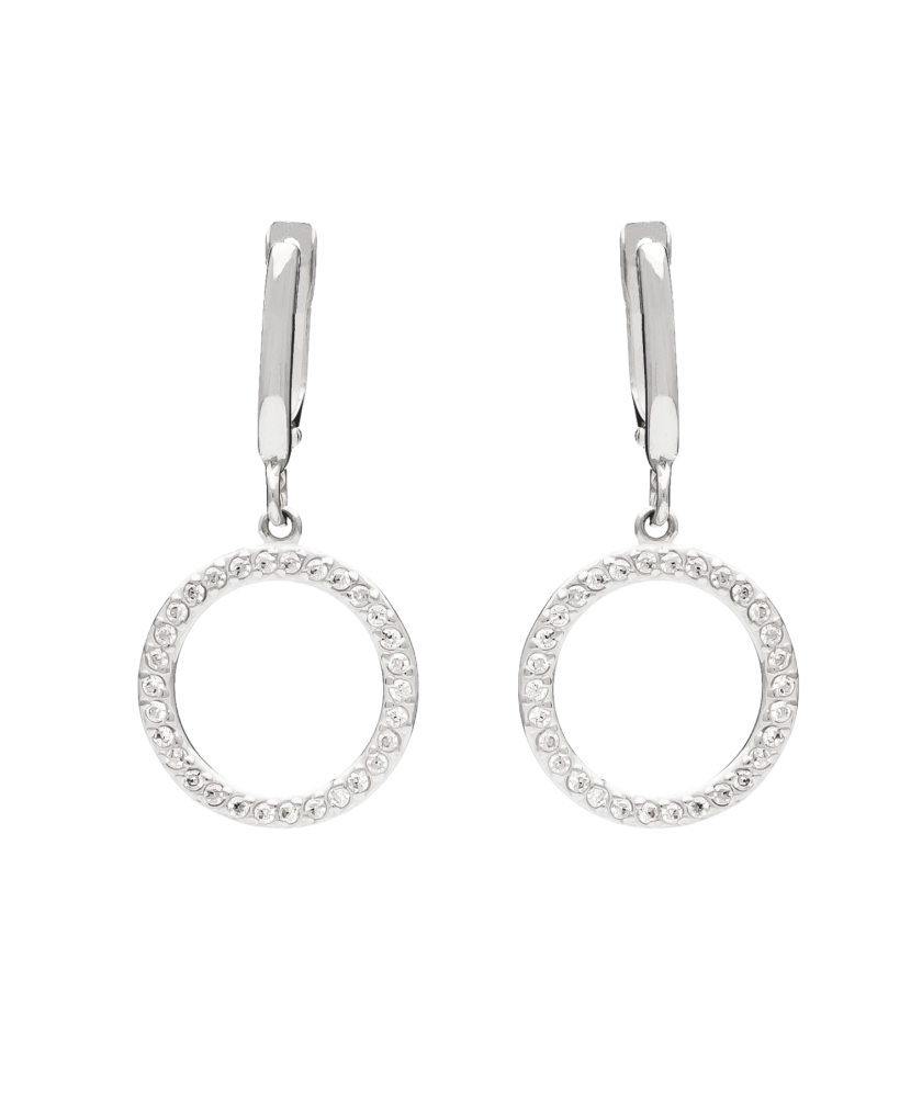 Hõbekõrvarõngad tsirkoonidega - Goldinga