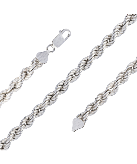 Серебряная цепочка 6.4mm