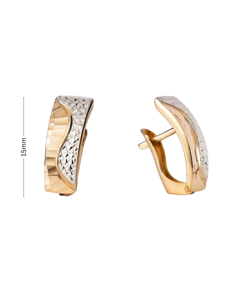 Золотые серьги