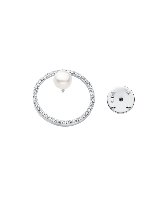 Hõbeprosspärli ja tsirkoonidega