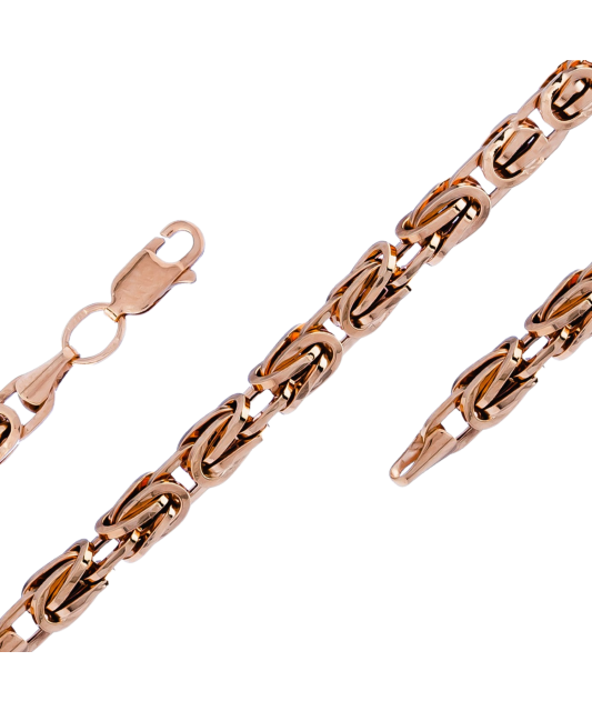 Золотая цепочка "Royal python" 4.3мм